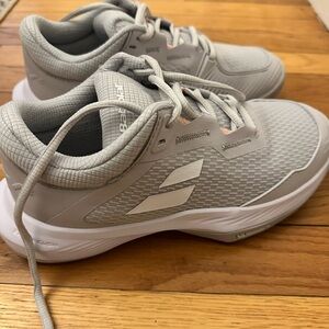 Gray Babolat Tennis Sneakers